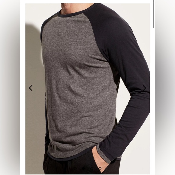 VINCE Double Layer Baseball Crew - Picture 4 of 5